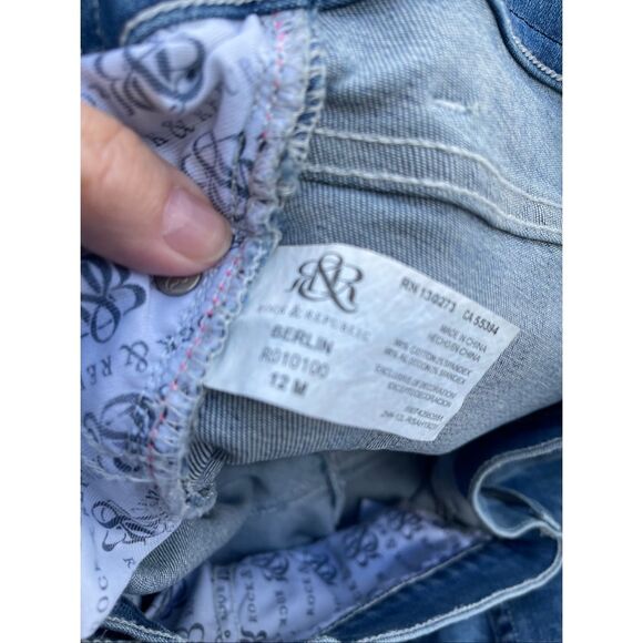 NWT Rock & Republic Aztec print size 12 Berlin skinny jeans. - Picture 5 of 12